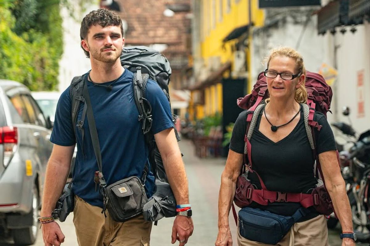 caroline bridge with her son thomas bridge
