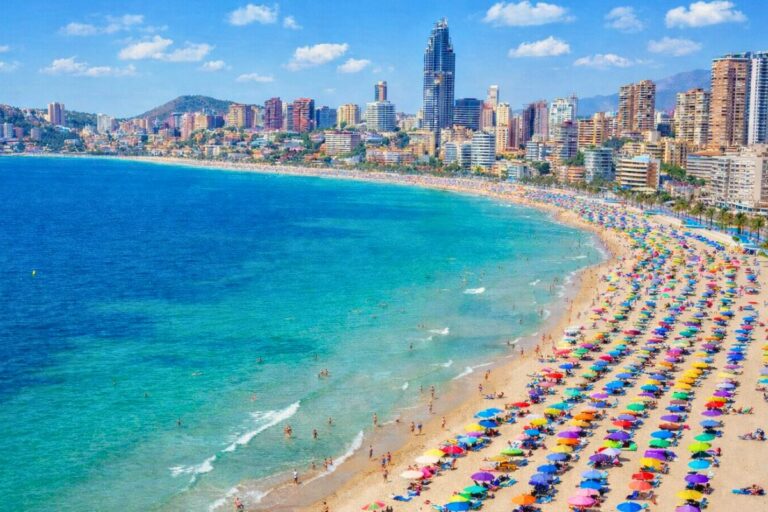 benidorm levante beach view