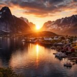 norway midnight sun summer