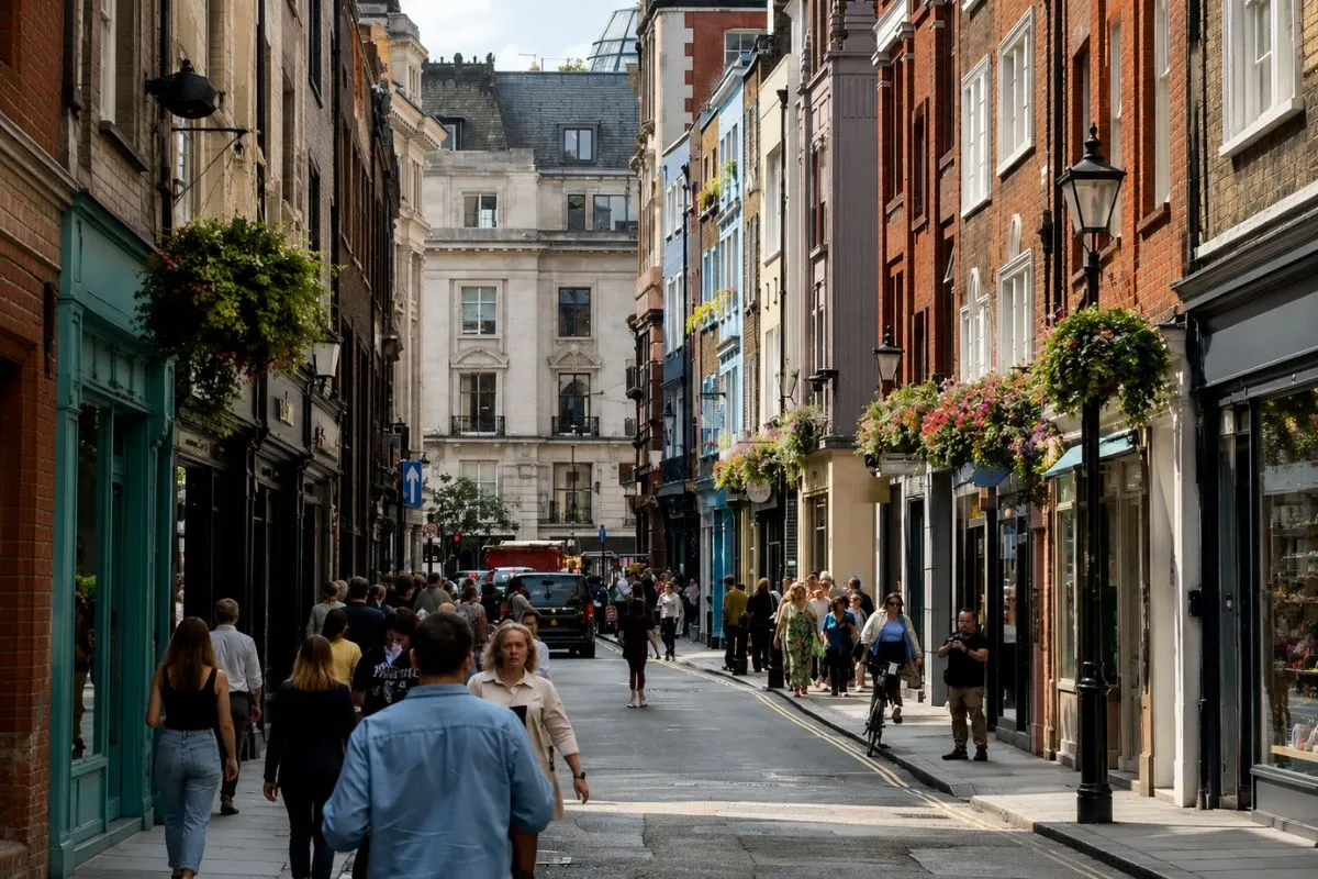 street view of beak street london
