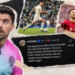 cristiano ronaldo call for lifetime bans of fans after diogo jota chants
