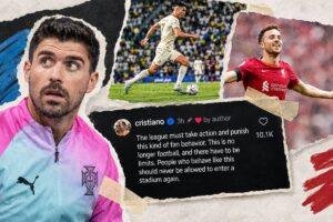 cristiano ronaldo call for lifetime bans of fans after diogo jota chants