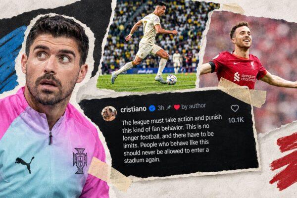 cristiano ronaldo call for lifetime bans of fans after diogo jota chants