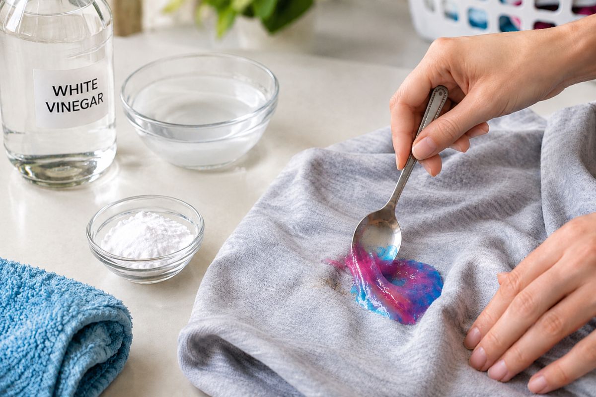 how do i get slime out of clothes with home remedies