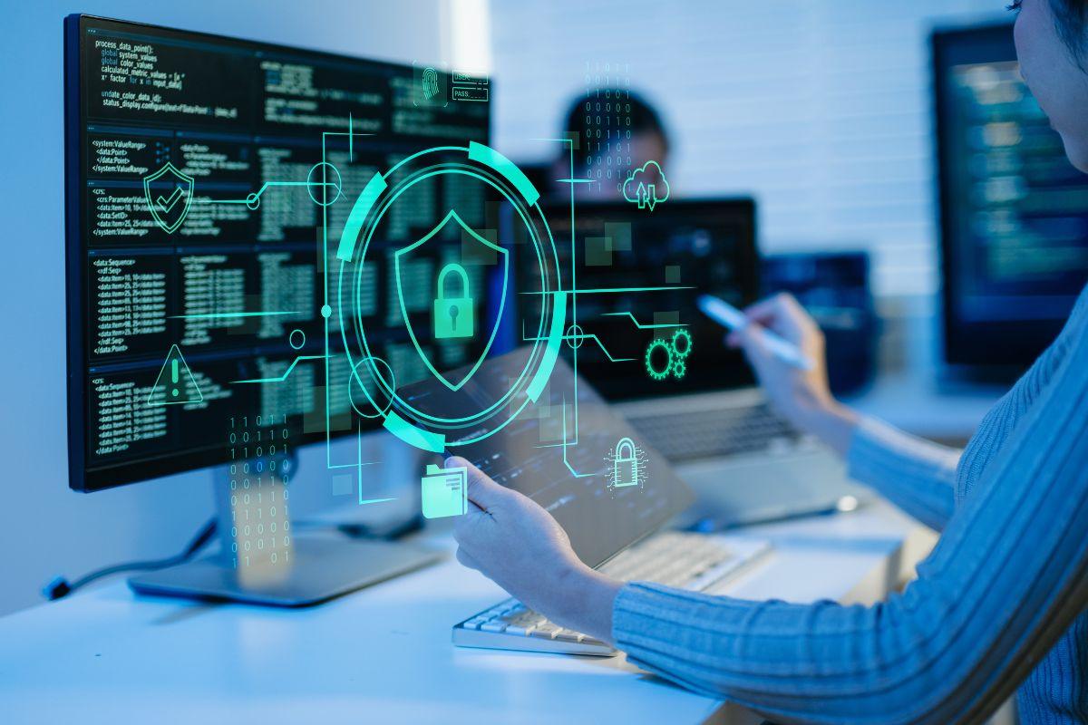 a person doing cybersecurity penetration test